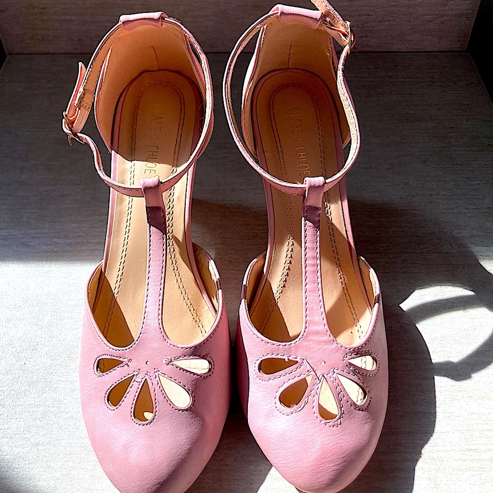 Chase and Chloe Pink High Heels